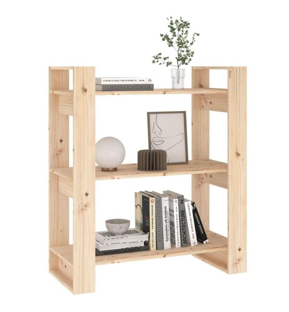 Bücherregal/Raumteiler 80x35x91 cm Massivholz Kiefer