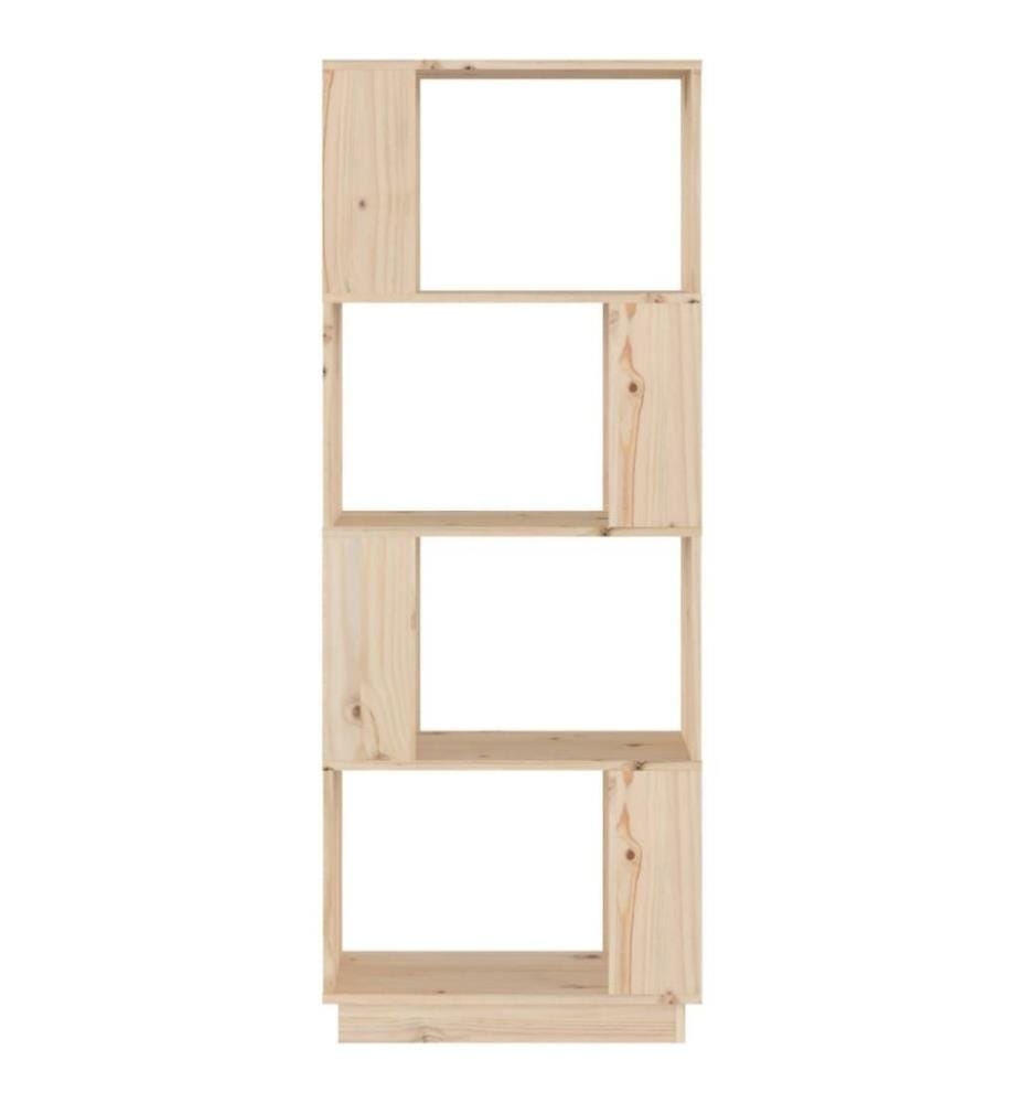 Bibliothèque/Séparateur de pièce 51x25x132 cm Pin solide