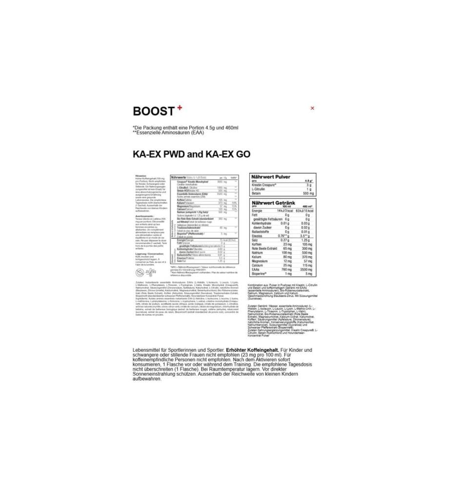 KAEX - Pulver BOOST+ 28 x 17g