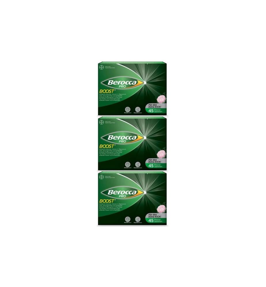 Berocca - Compressa effervescente Pro Boost 3x 45 pièces