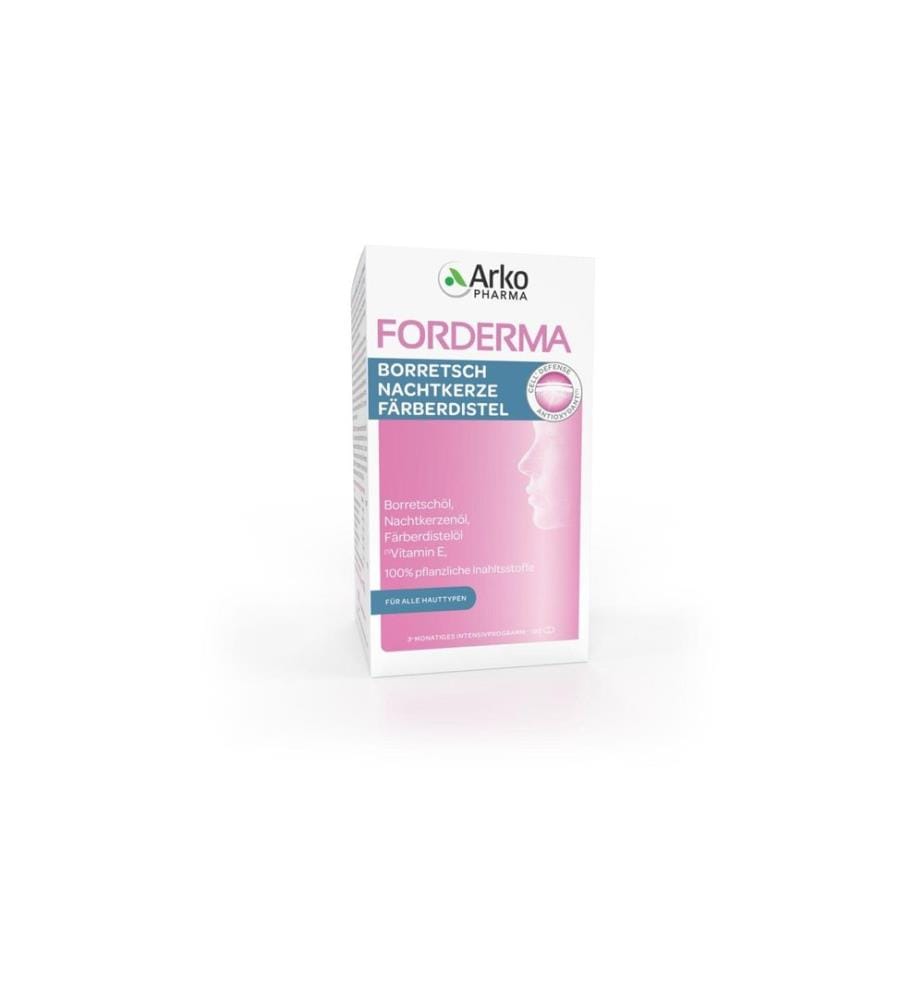 Arkopharma - Forderma Borr+Nachtkerze+Färbed Vitamin E 180 Kapseln