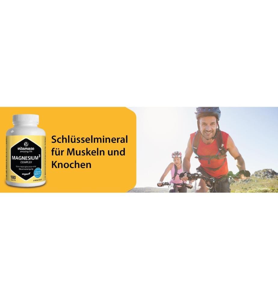 Vitamaze - Magnesium³, 3-in-1 complex 180 tablets