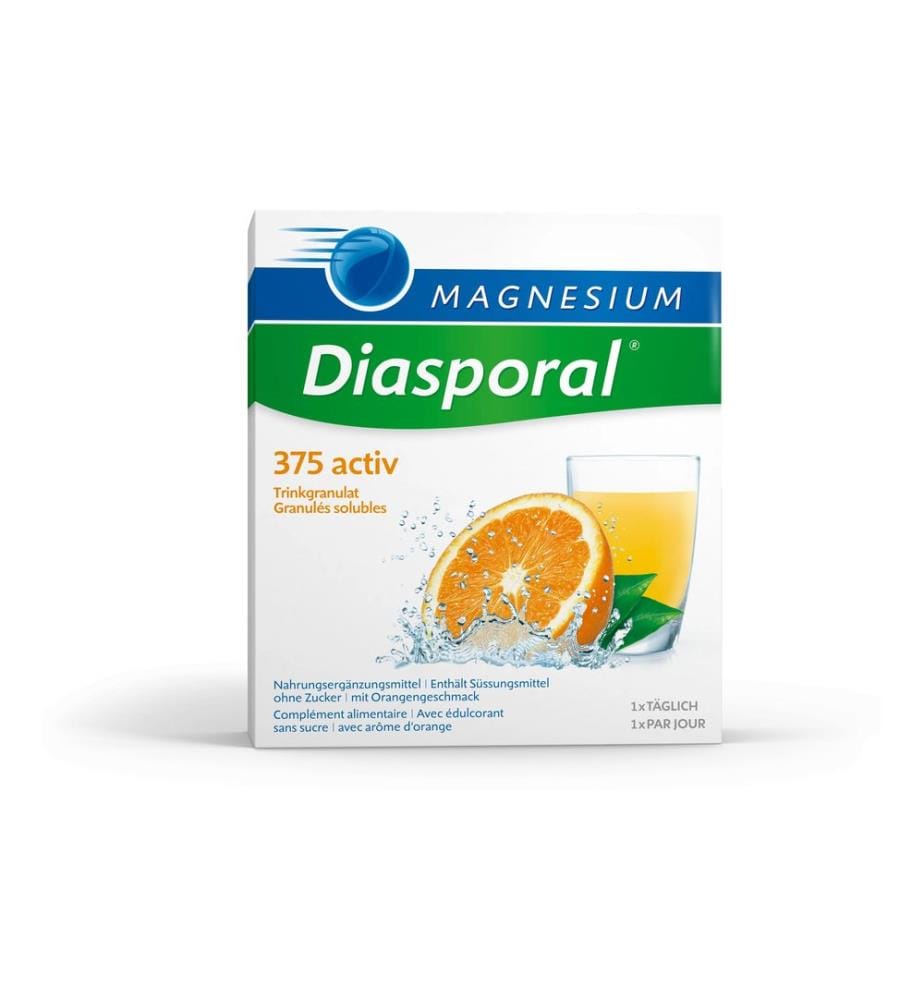 Magnesium Diasporal - 375 Activ Orange Trinkgranulat 20 Sticks