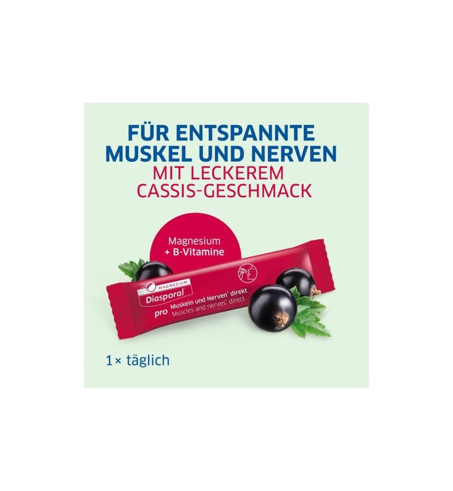 Magnesium Diasporal - Par muscles + nerfs 30 bâtons directs