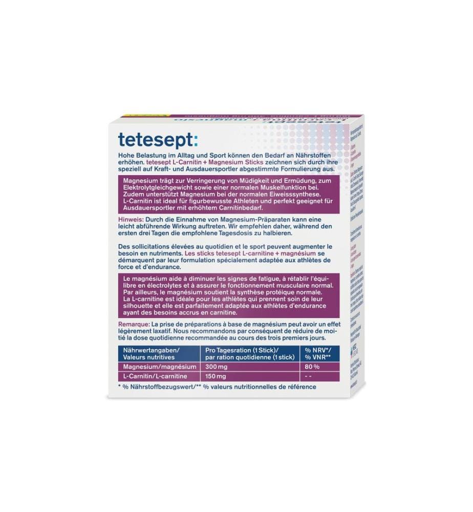 tetesept - L-Carnitine Magnesium 20 sticks