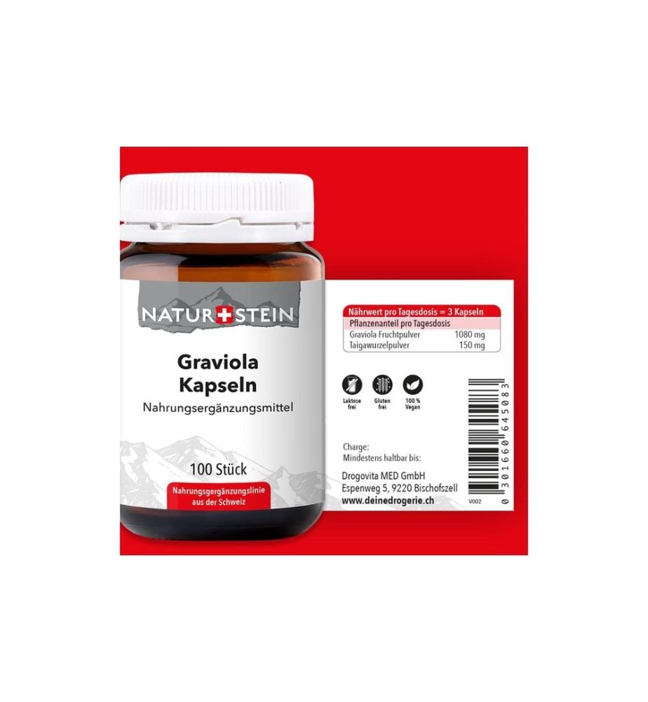Naturstein - Graviola 100 gélules