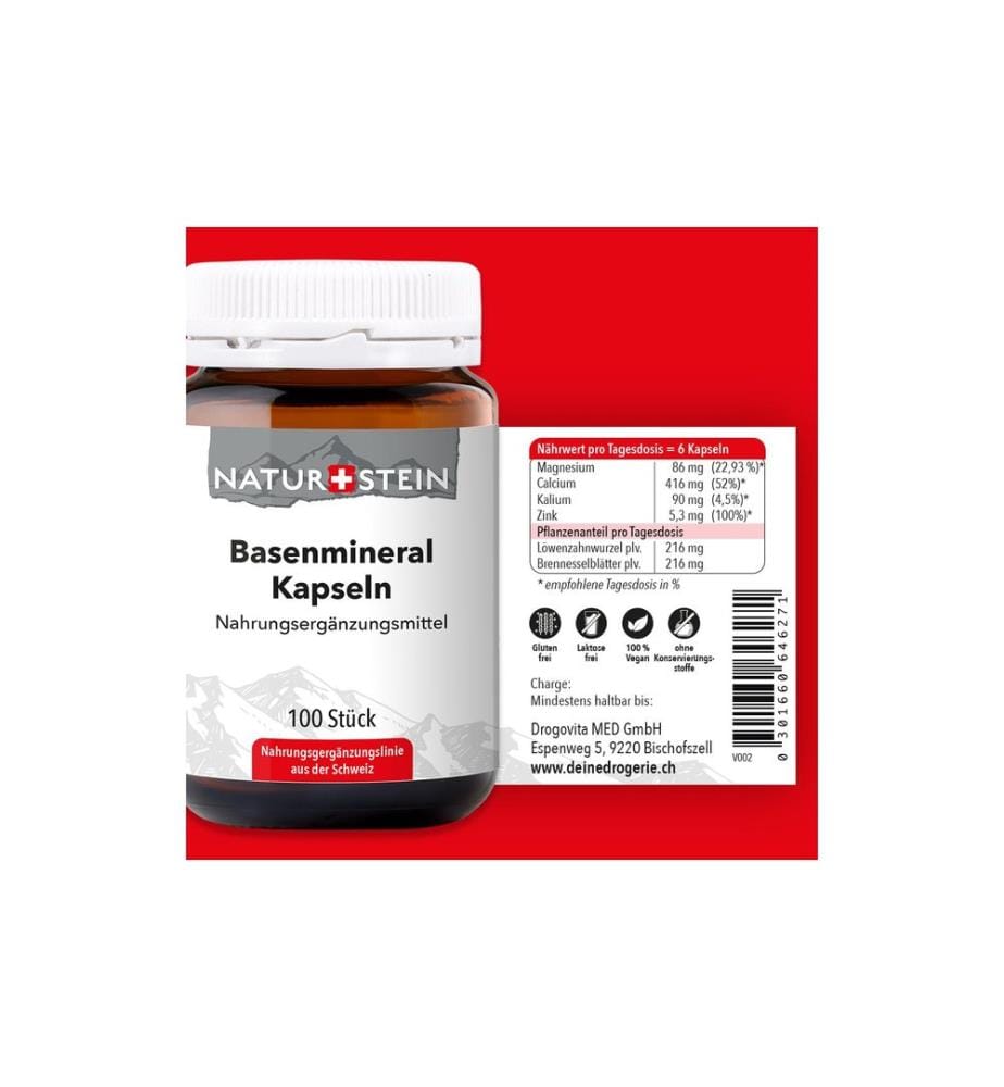 Naturstein - Basen 100 Kapseln