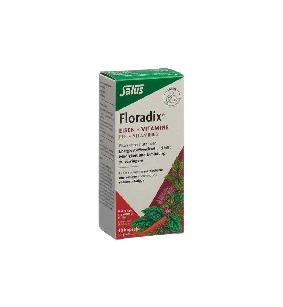Floradix - Iron + Vitamins 40 capsules