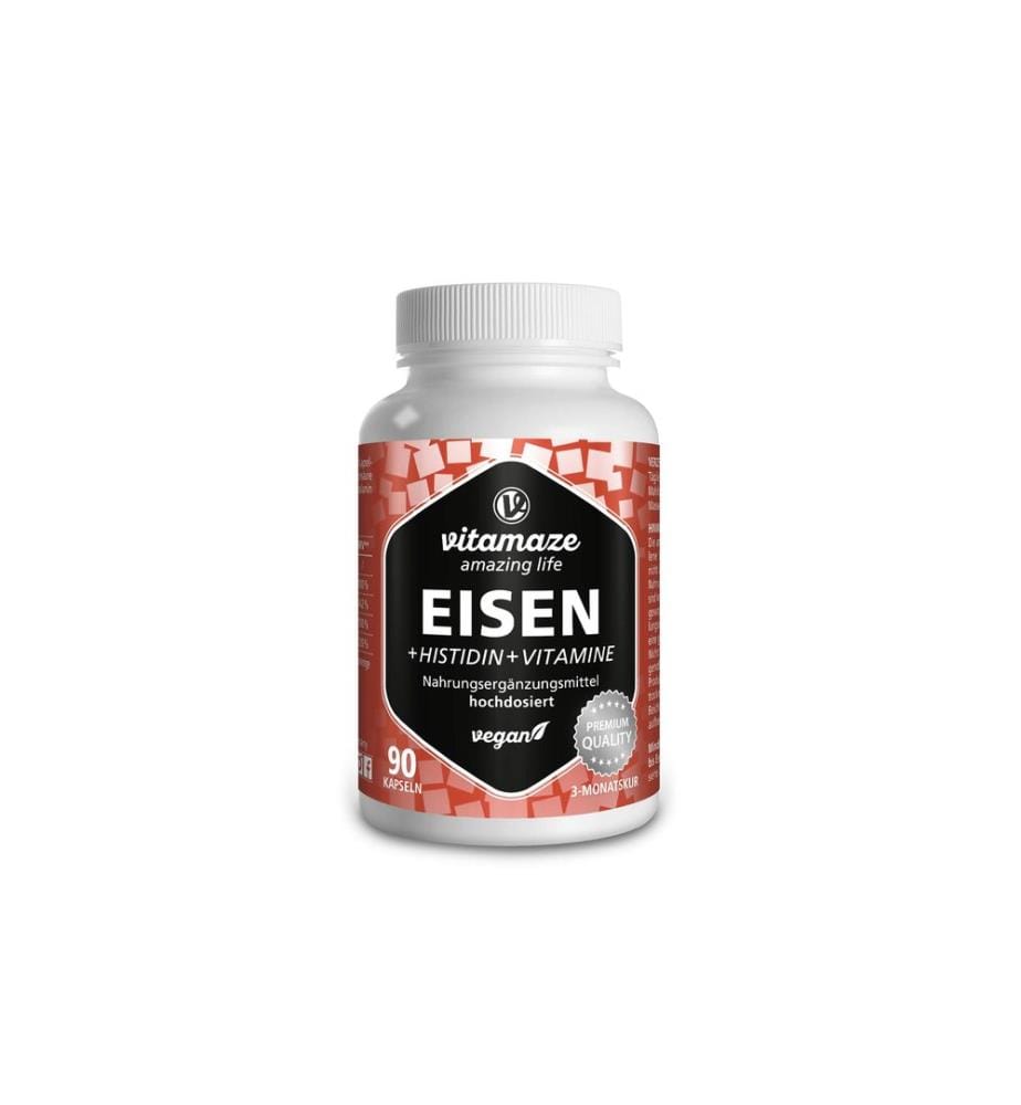 Vitamaze - Eisen + Histidin + Vitamine 90 Kapseln