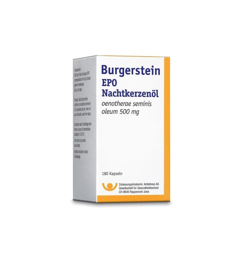 Burgerstein - Olio di enotera in capsule Epo 500 Mg