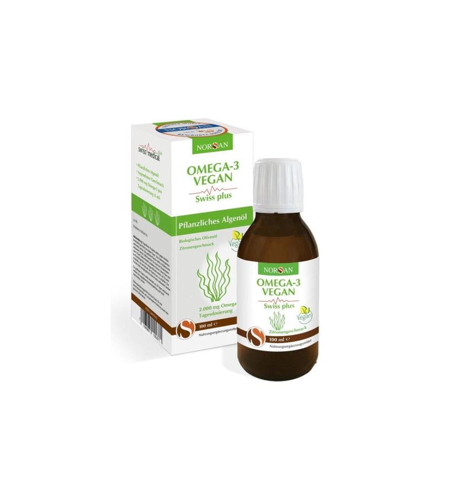 Norsan - Huile d'algues oméga-3 végétalienne 100 ml