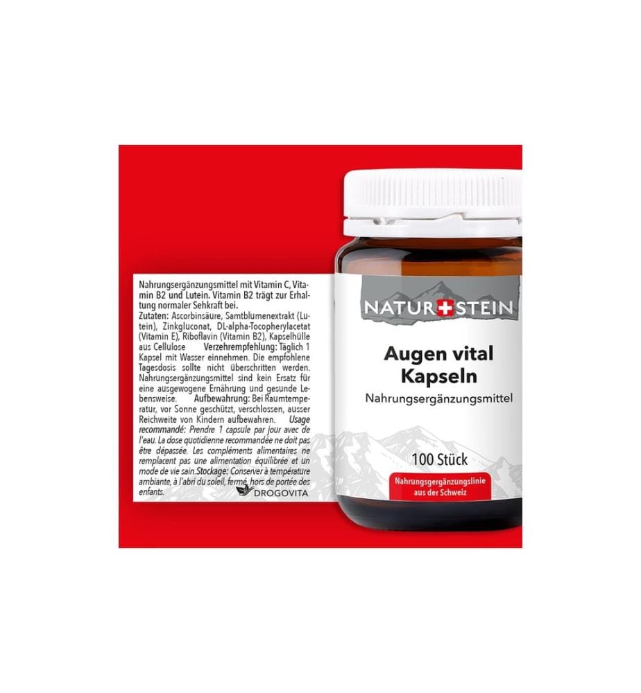 Naturstein - Vitalità degli occhi 100 capsule