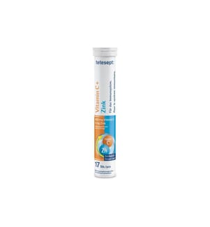 tetesept Vitamine C + Zinc 17 comprimés effervescents