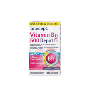 tetesept Vitamine B12 Depot 500 mcg 30 pièces