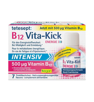 tetesept 12 Vita-Kick 500 mcg 7 ampoules de 10 ml