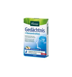 Kneipp Mémoire & Concentration 30 gélules