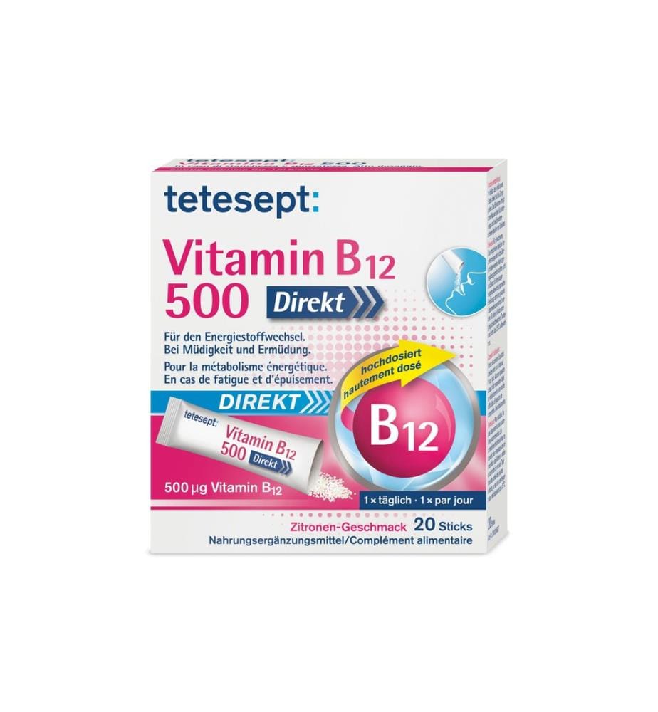 tetesept Vitamin B12 500 Direktsticks 20 Stück