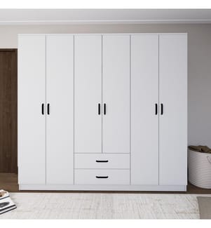 Armoire, blanc mat, panneaux de particules 100 % mélaminés