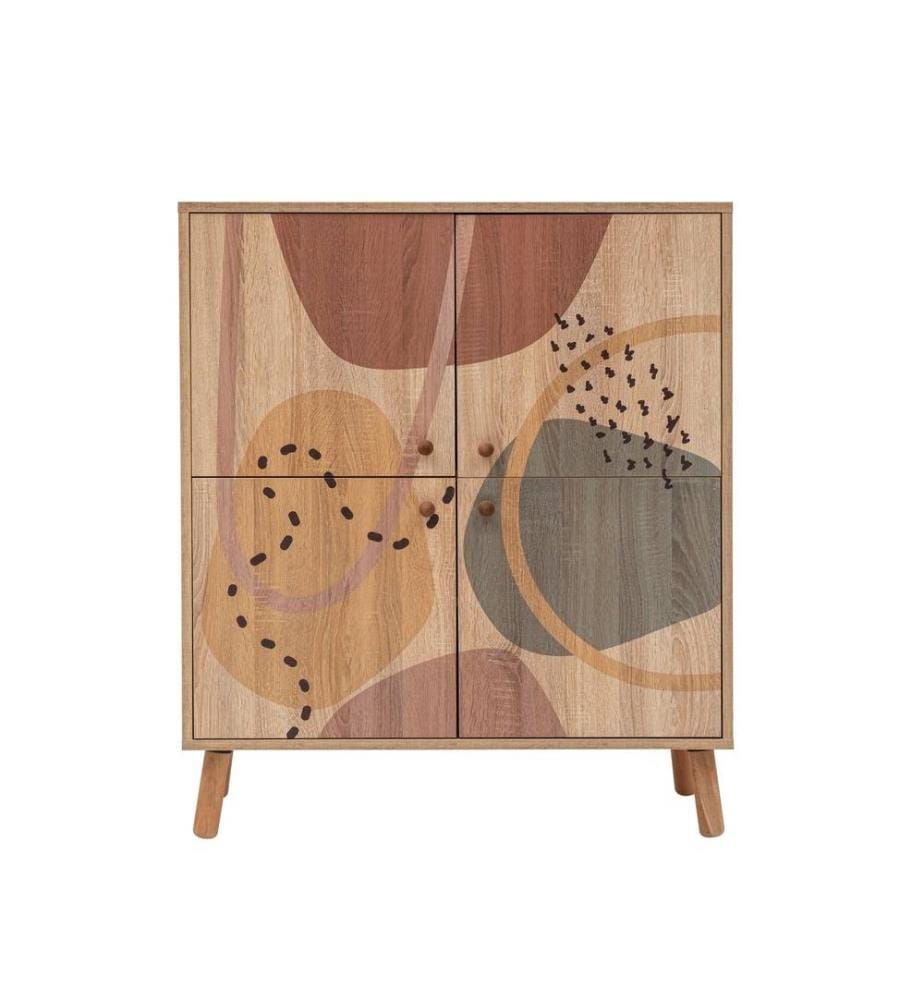 Multi Purpose Cabinet, Multicolor, Melamine Coated Particle Board