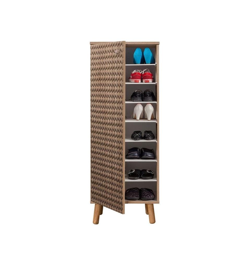 Meuble à chaussures, Sonomo, panneaux de particules mélaminés