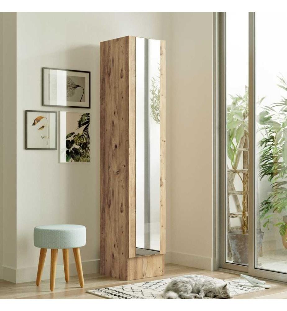 Porte-manteau, pin de l'Atlantique, panneau de particules mélaminé