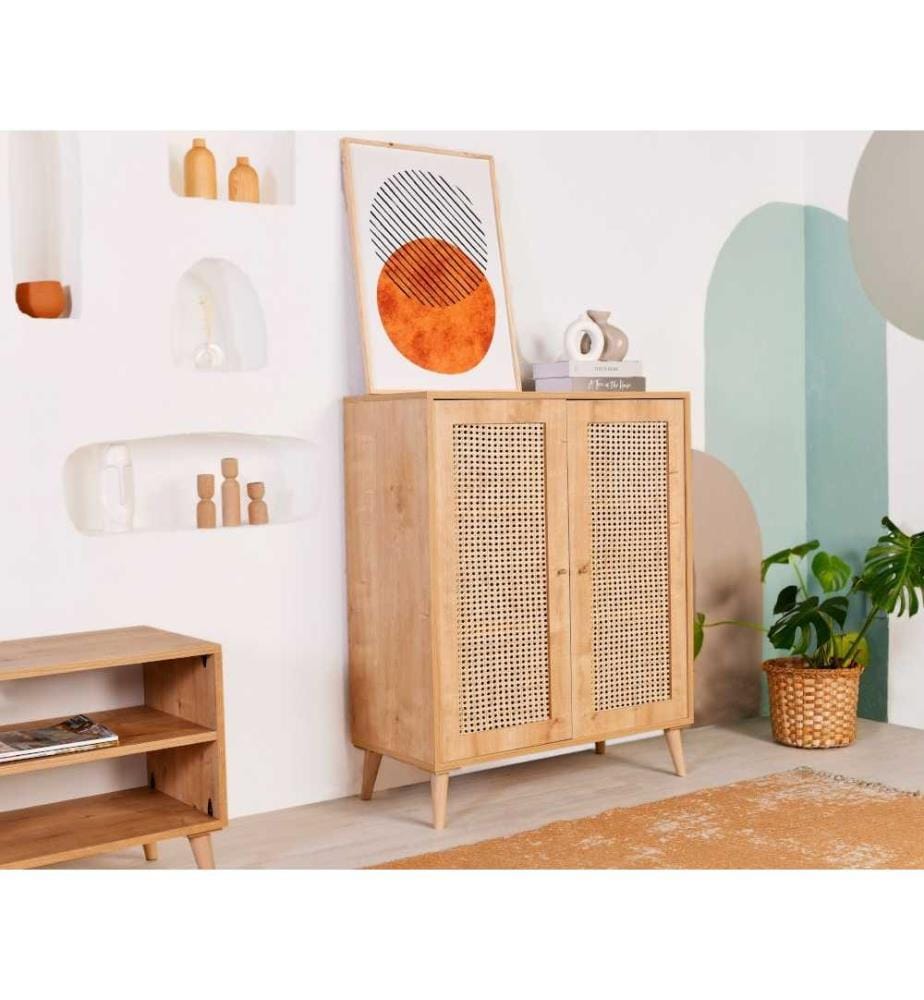 Buffet, chêne, bois de charme, pieds en charme