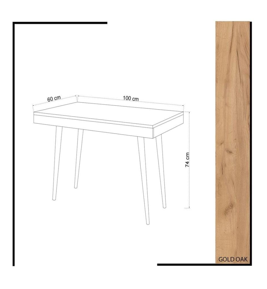 Bureau d'étude, chêne, blanc, panneaux de particules mélaminés