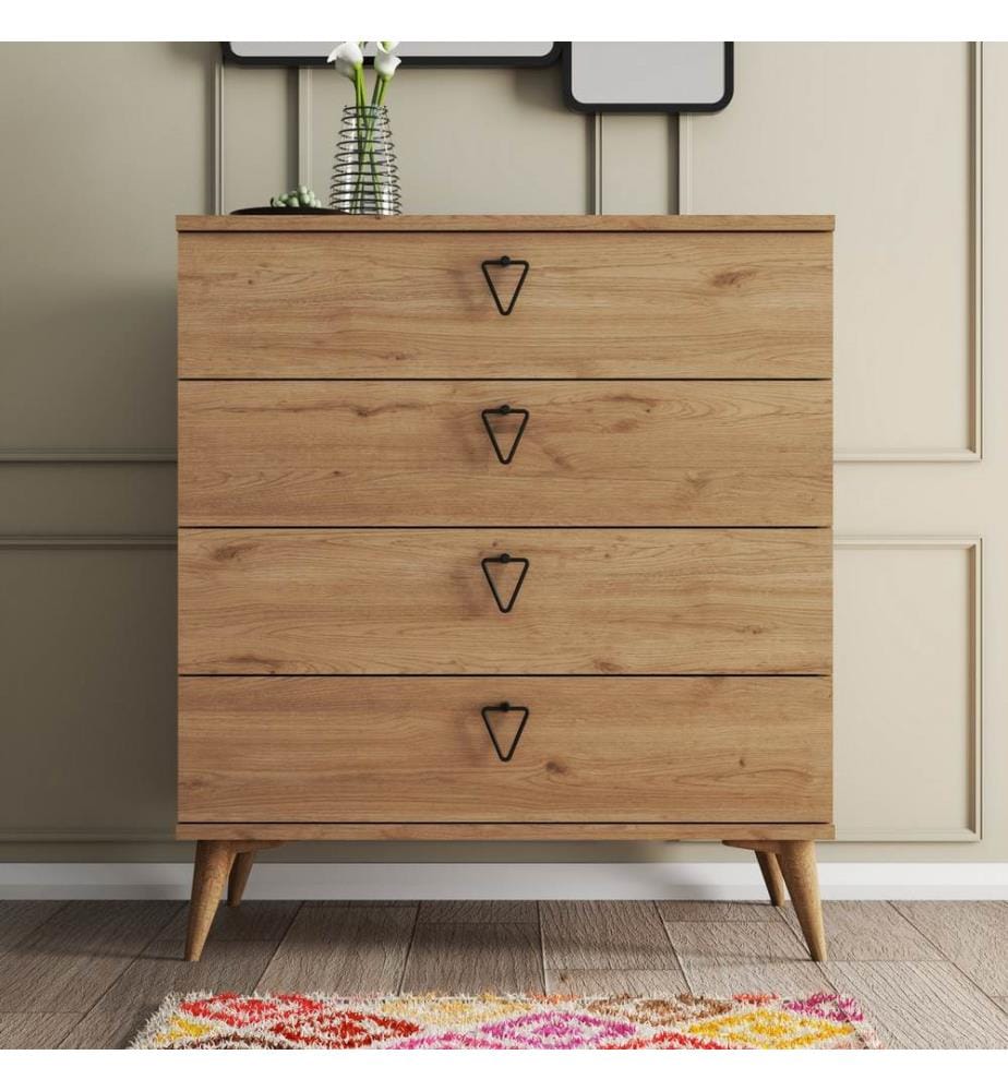 Commode, chêne, panneaux de particules mélaminés