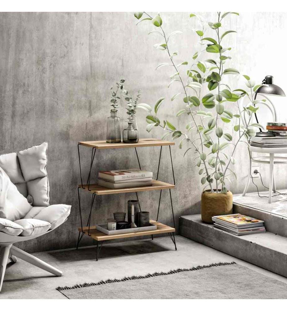 Side Table, Pine, Melamine Coated Particle Board