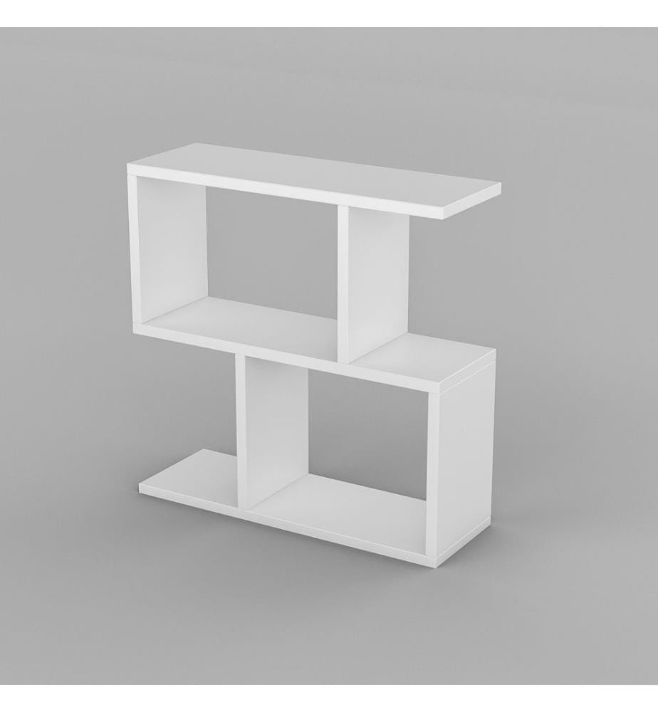 Side Table, White, Melamine Coated Particle Board
