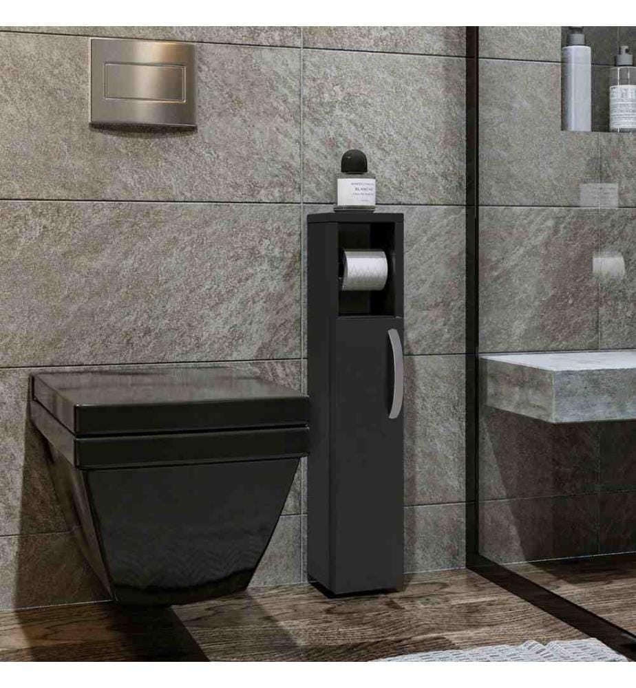 Meuble de salle de bain, anthracite, panneaux de particules mélaminés