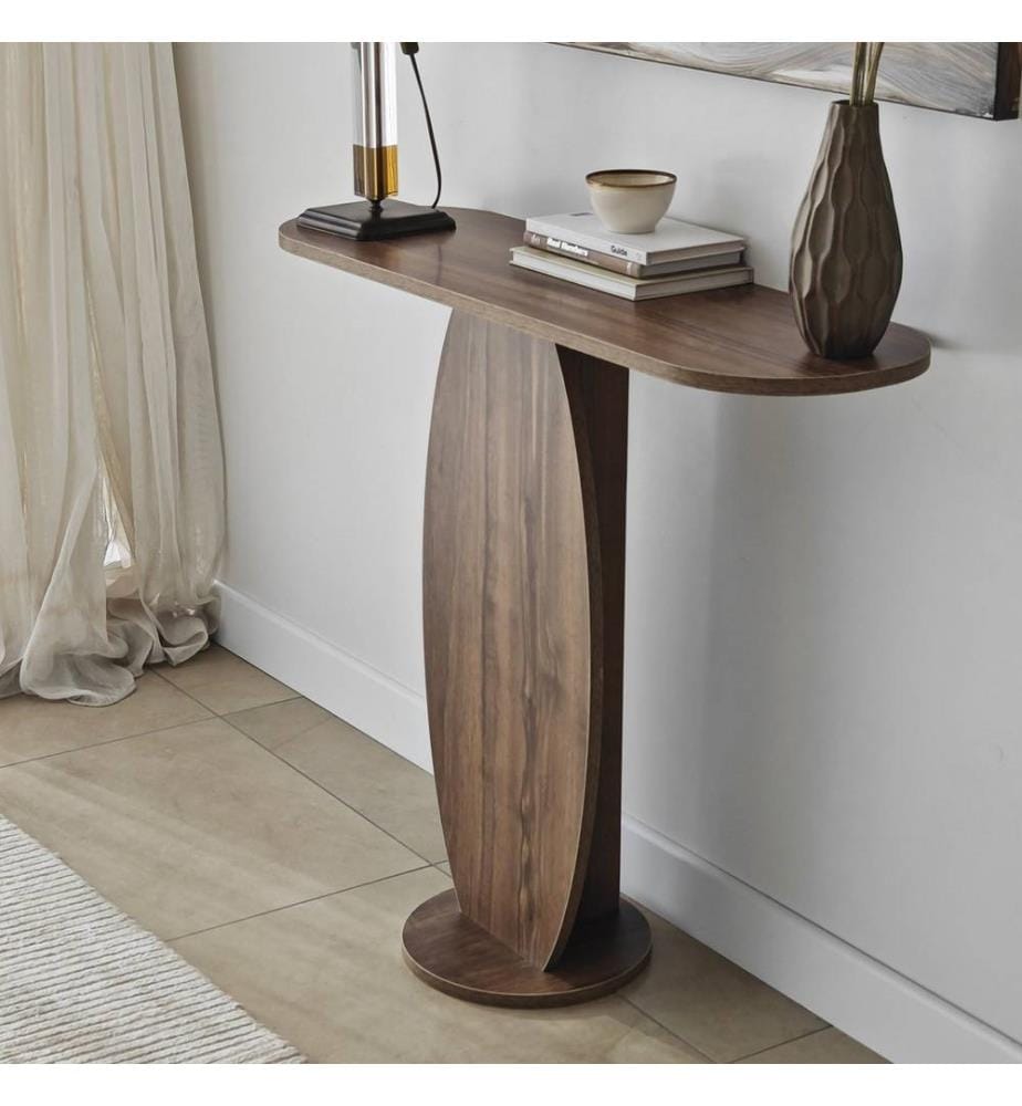 Commode, noyer, panneaux de particules mélaminés