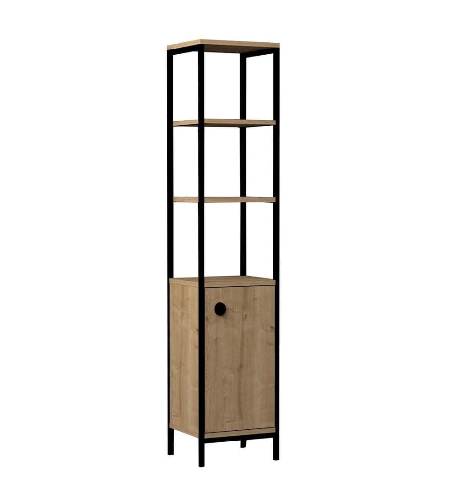 Badezimmerschrank, Saphir, Anthrazit, melaminbeschichtete Spanplatte