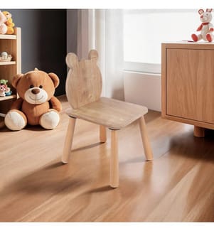 Chaise bébé, chêne, structure en MDF