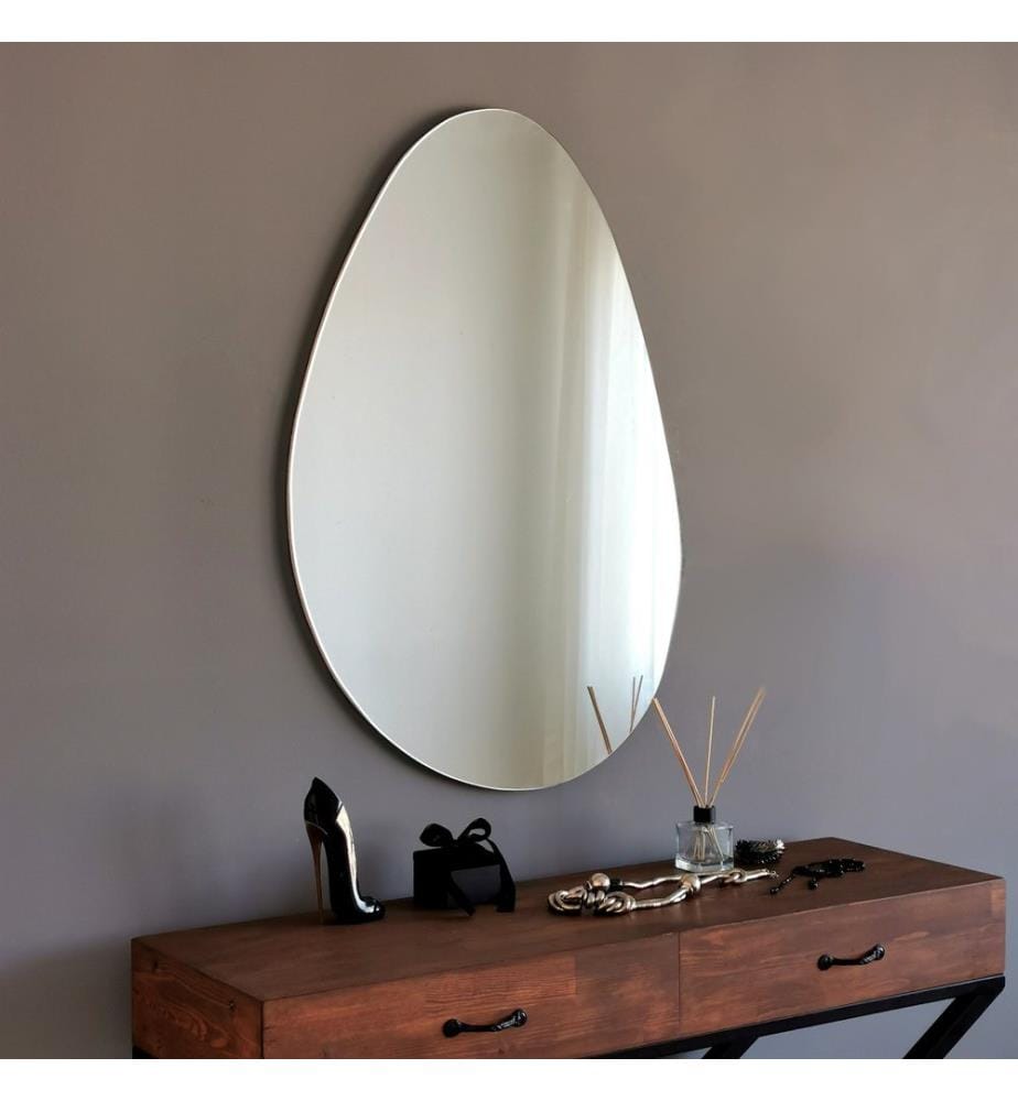 Miroir, blanc, MDF