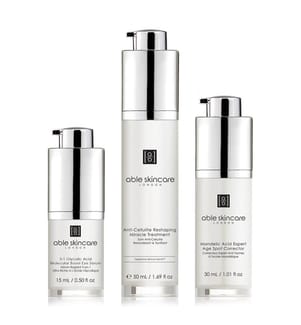 3-teiliges Anti-Aging-Routineset - 30 ml, 50 ml und 15 ml.