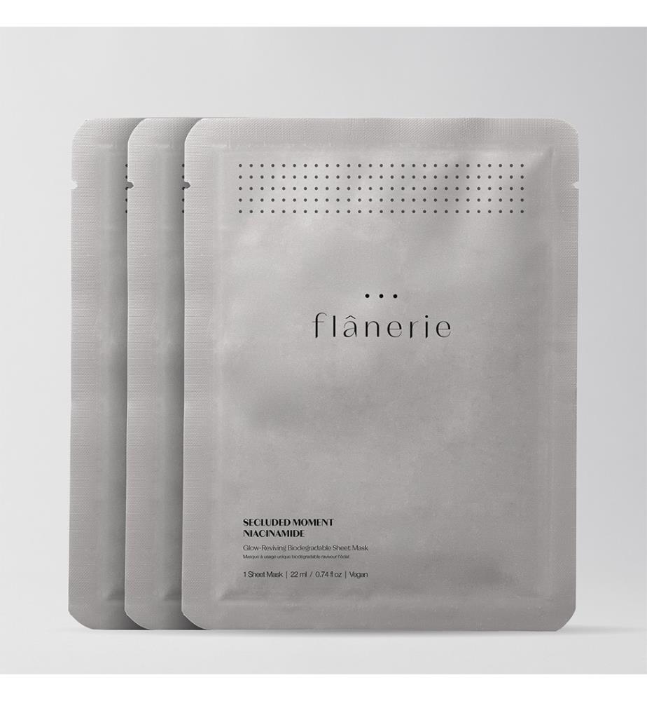 Masque à usage unique biodégradable raviveur l'éclat