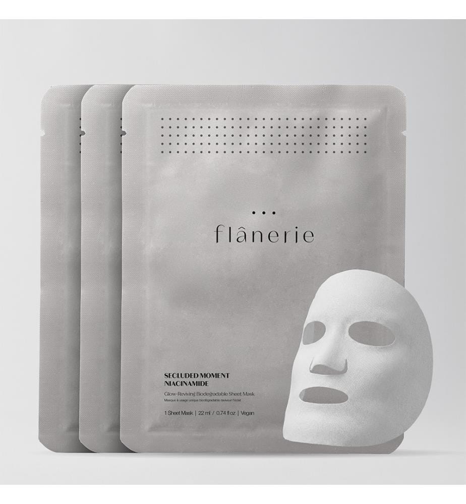 Masque à usage unique biodégradable raviveur l'éclat