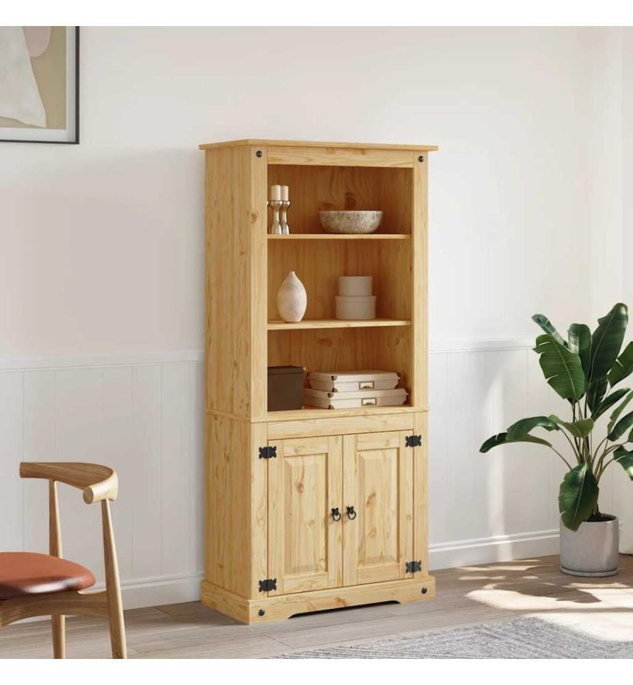 Buffetschrank Mexiko-Stil Kiefernholz 80x40x170 cm