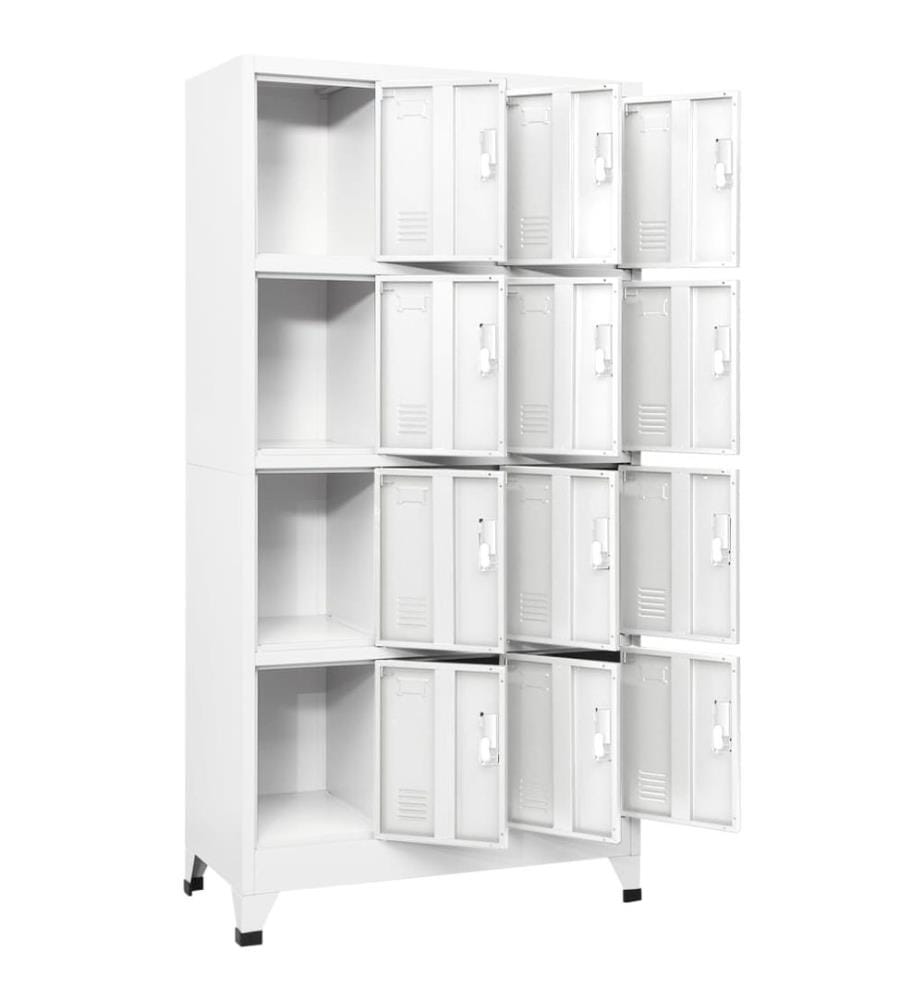 Schliessfachschrank mit 12 Fächern 90x45x180 cm