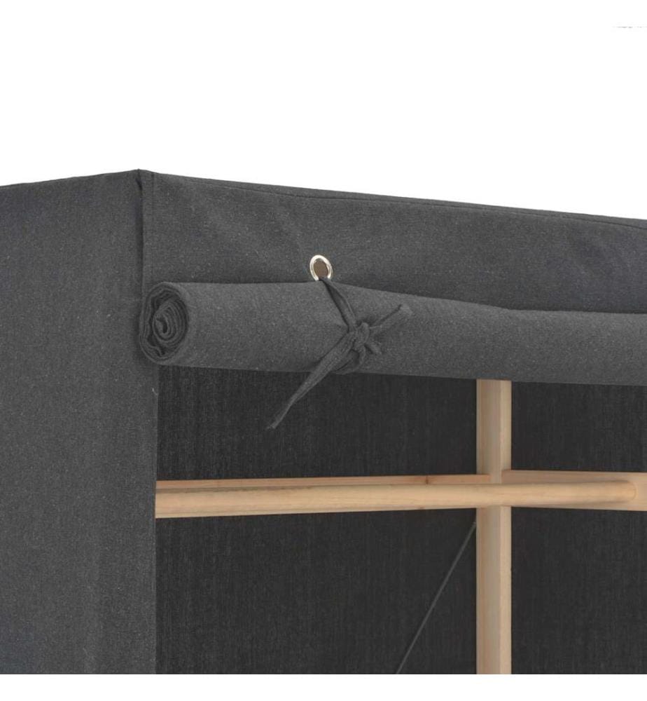 Garde-robe Gris 79 x 40 x 170 cm Tissu