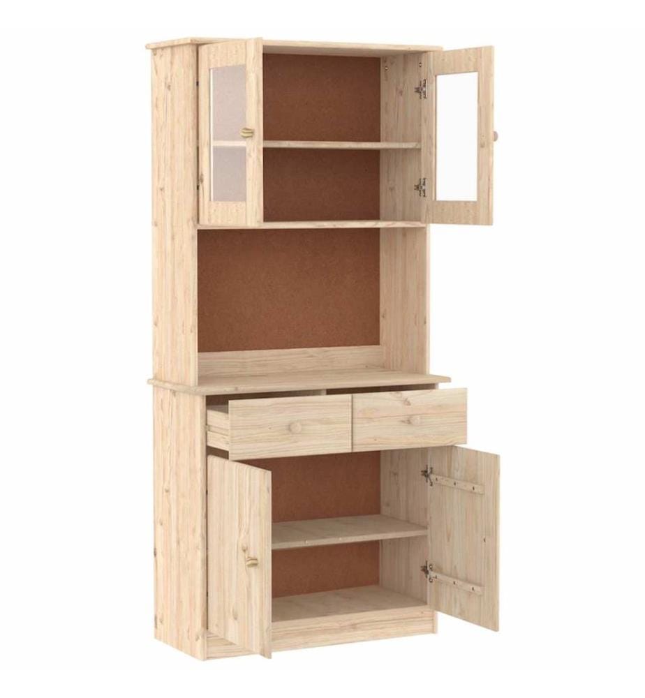 Buffet ALTA 77x35x165 cm bois massif de pin