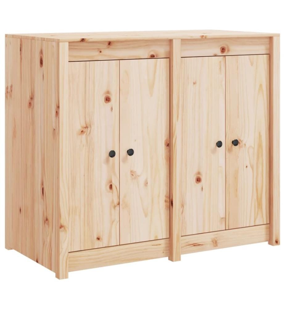 Armoire de cuisine d'extérieur MEPPEL bois de pin massif