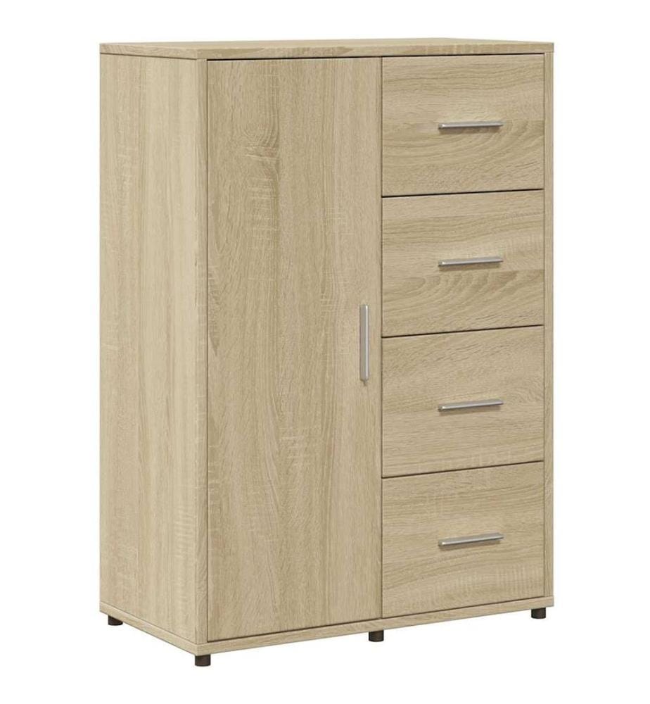 Buffets 2 pcs chêne sonoma 60x31x84 cm bois d'ingénierie