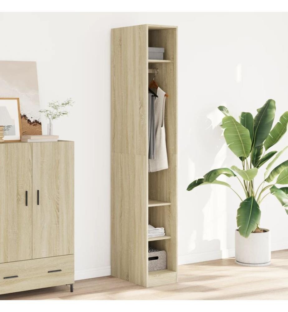 Kleiderschrank Sonoma-Eiche 30x50x200 cm Holzwerkstoff