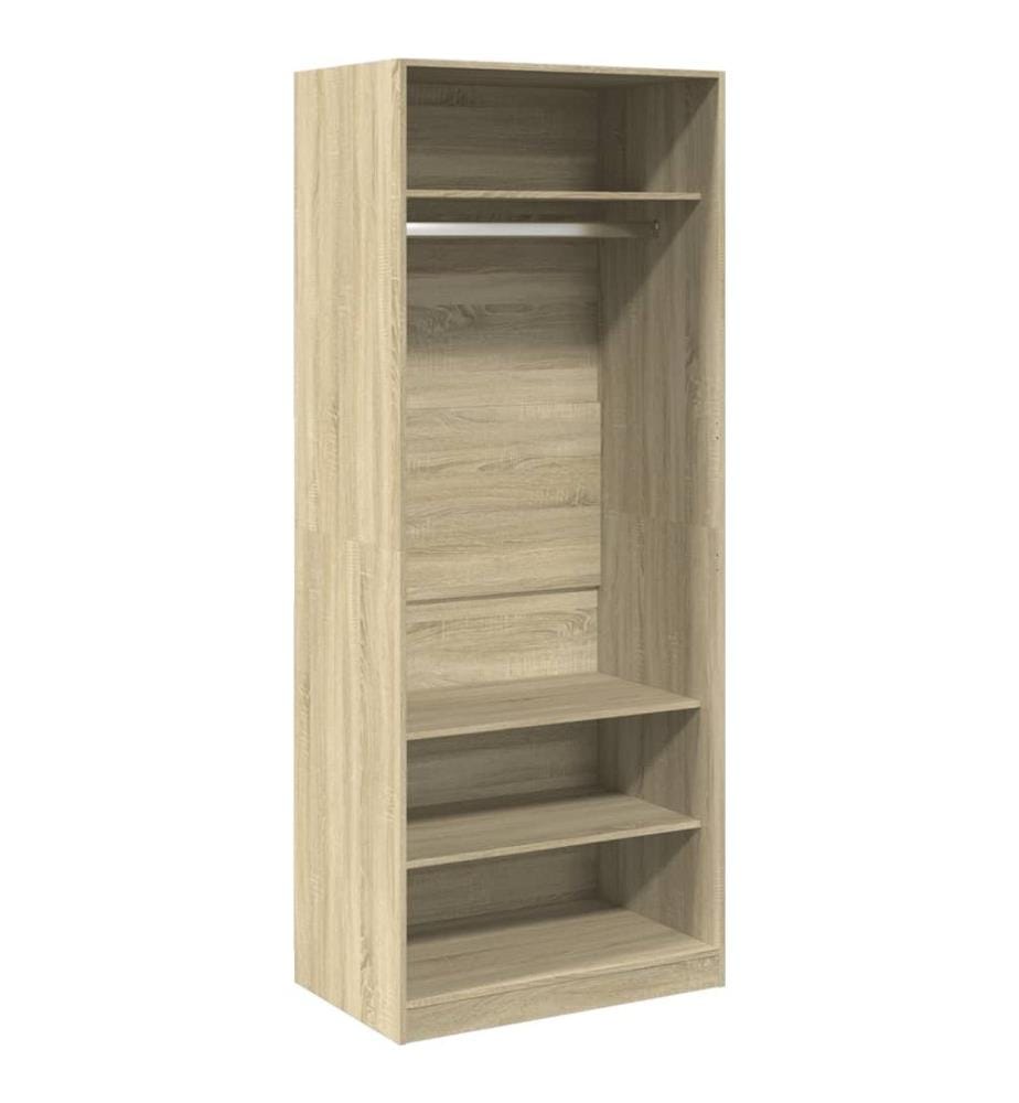 Garde-robe chêne sonoma 80x50x200 cm bois d'ingénierie