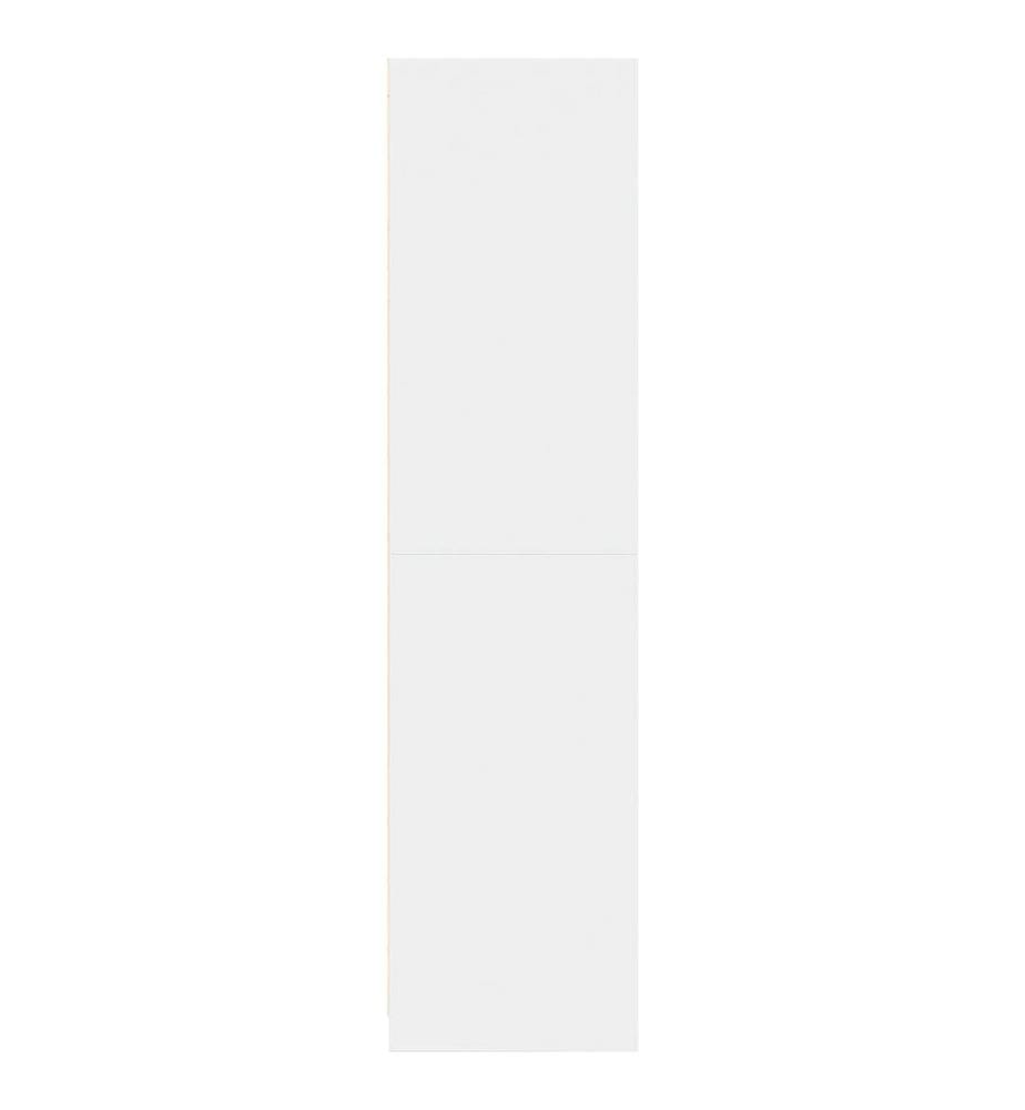 Kleiderschrank Weiss 50x50x200 cm Holzwerkstoff