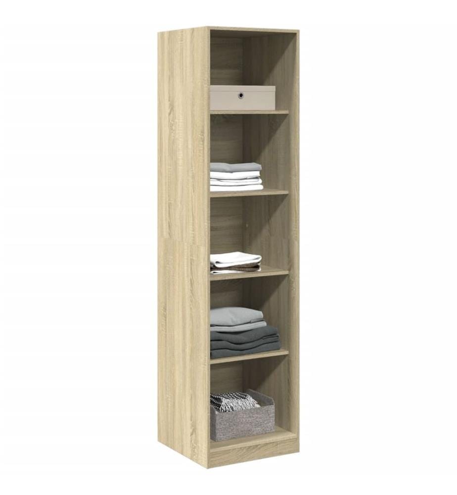 Kleiderschrank Sonoma-Eiche 50x50x200 cm Holzwerkstoff