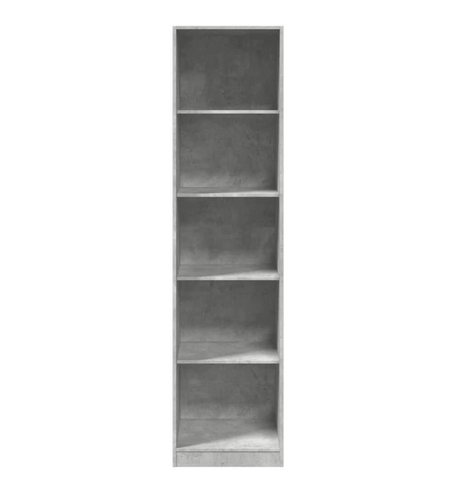 Kleiderschrank Betongrau 50x50x200 cm Holzwerkstoff
