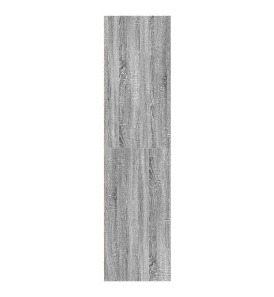Kleiderschrank Grau Sonoma 50x50x200 cm Holzwerkstoff